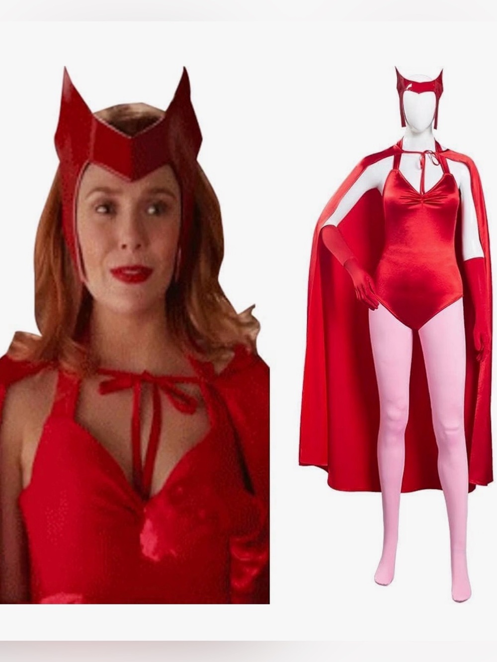 Wanda Vision Style Cosplay Halloween Costume